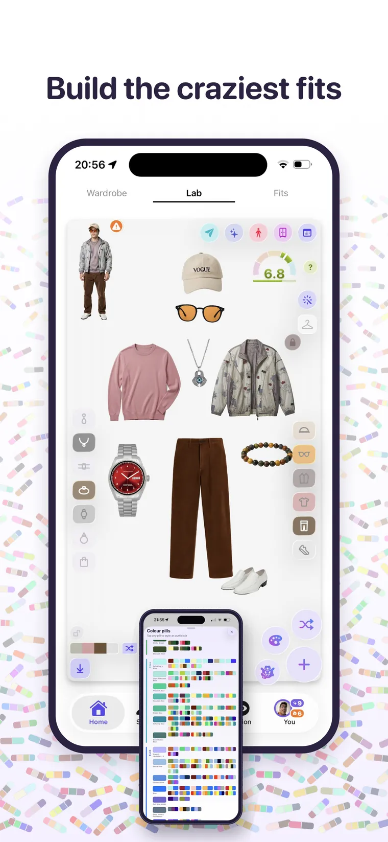 Building an outfit in the Awtfit Lab
