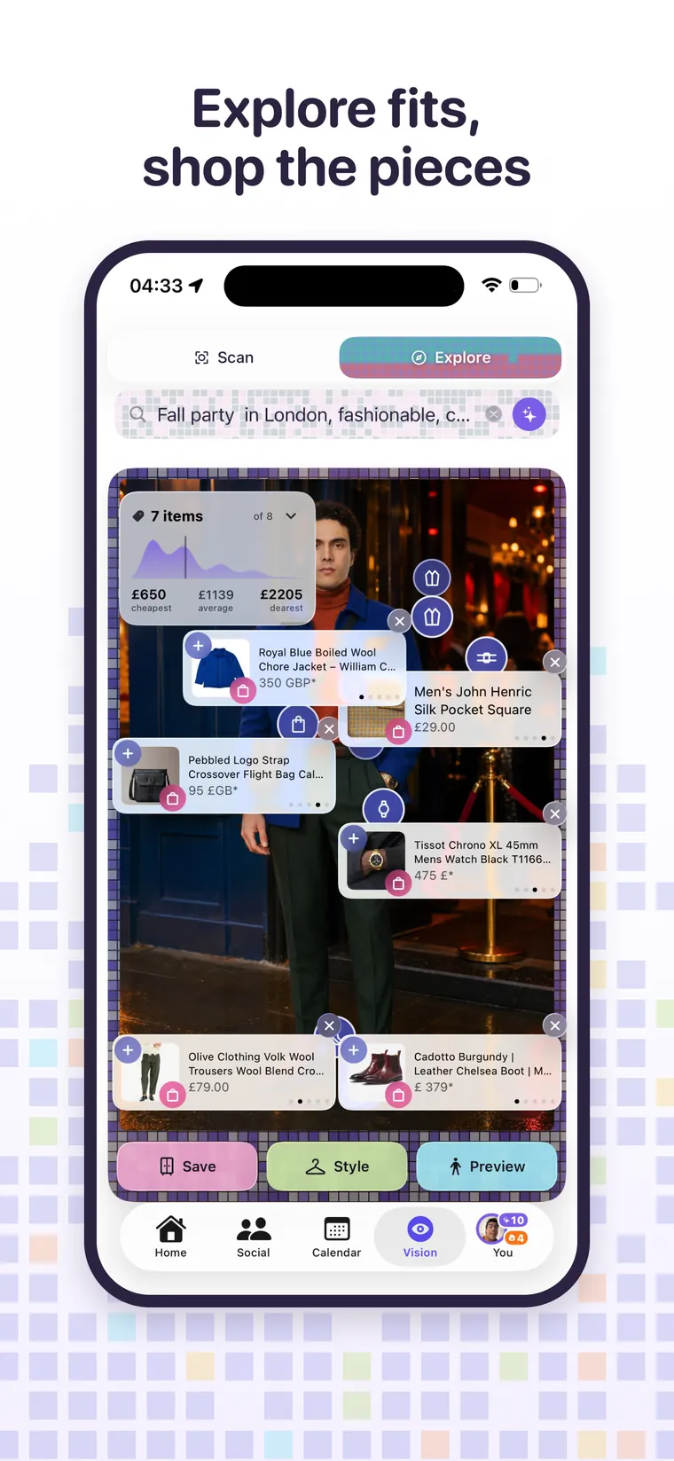 Exploring outfits and shopping the pieces in Awtfit